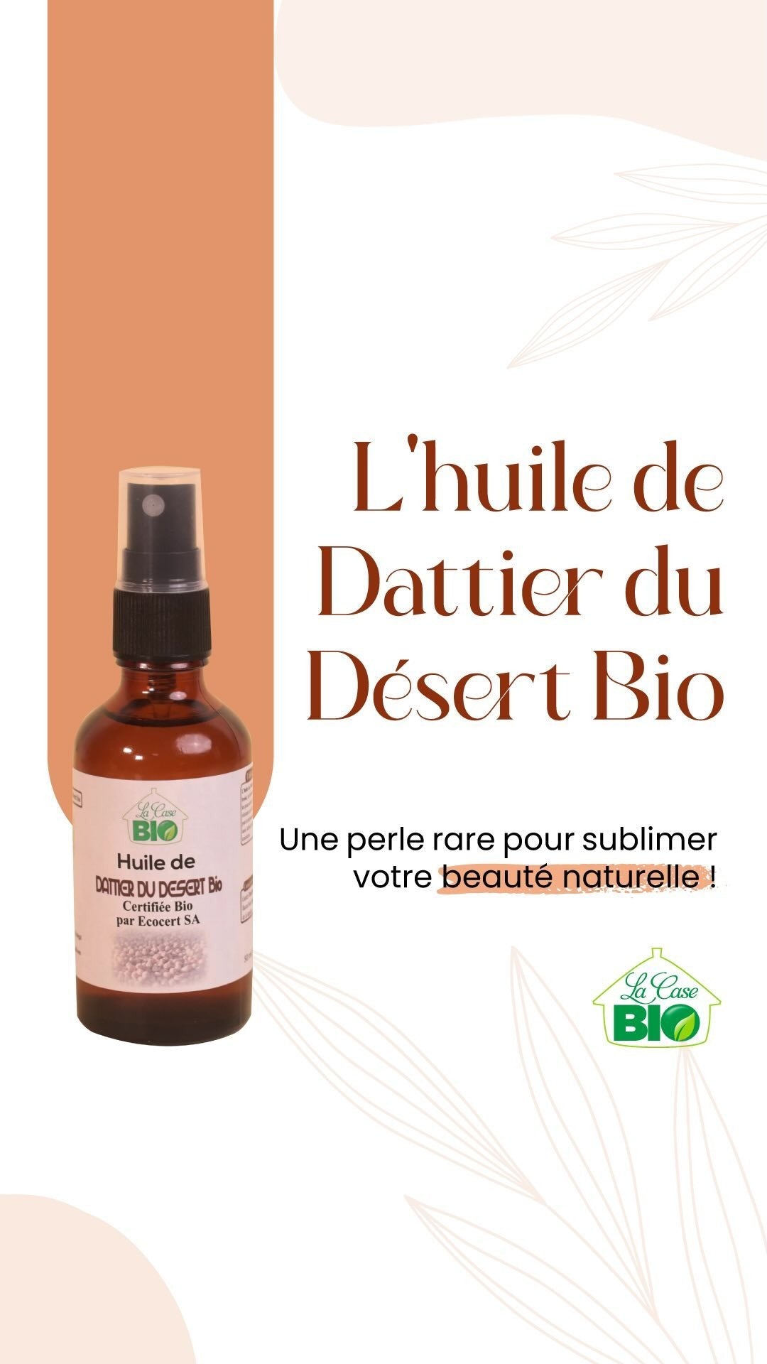 Huile de Dattier du Désert Bio | La Case Bio
