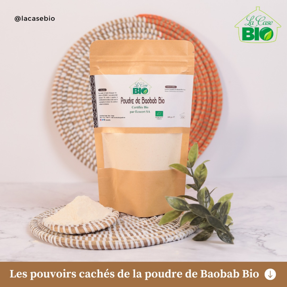 Poudre de Baobab Bio (Pain de Singe) | La Case Bio