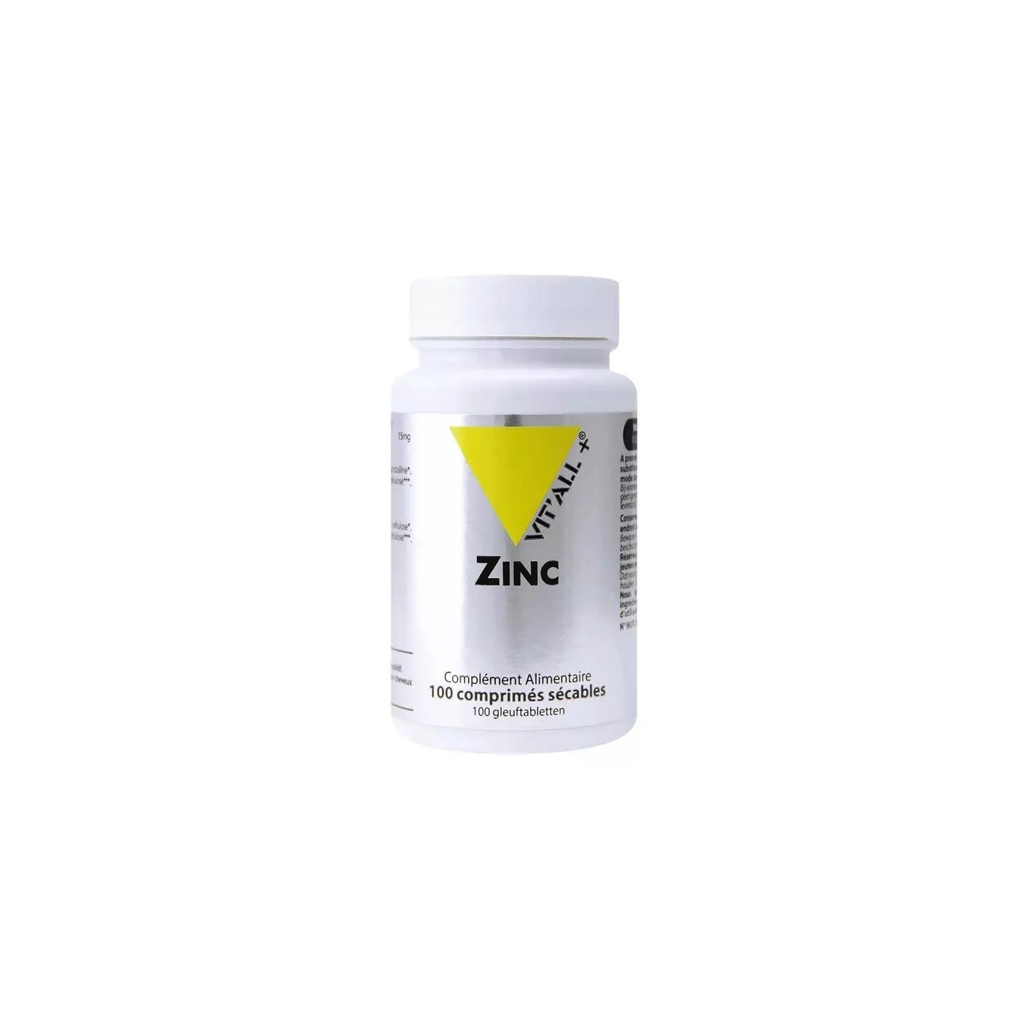 Vitall+ Zinc 30mg - 100 comprimés - Biodoux