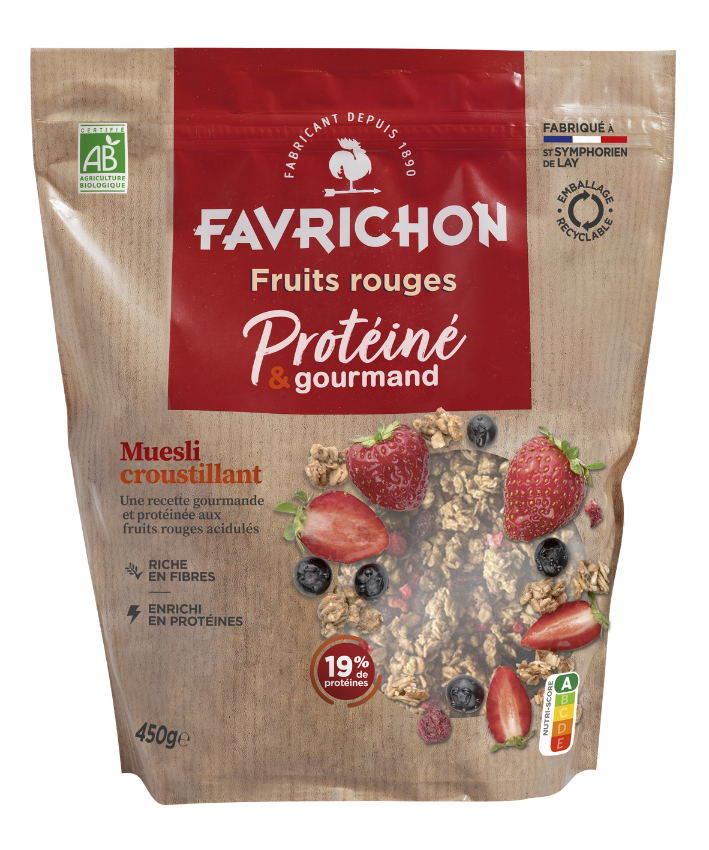 Fuits rouges proteinés