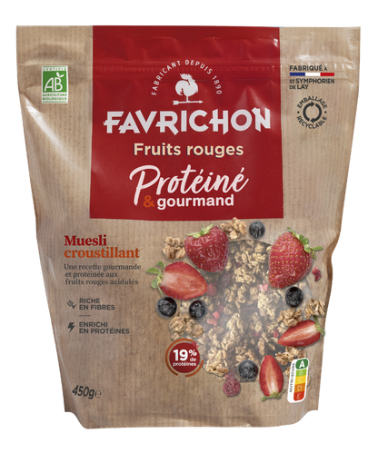 Fuits rouges proteinés