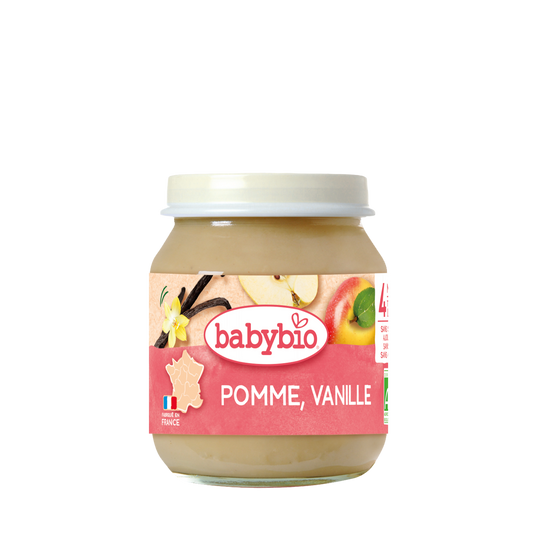 Compote Pomme Vanille Bio (Dès 4 mois) | Babybio