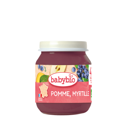 Petit Pot Fruit Pomme Myrtille Bio (Dès 4 mois) | Babybio