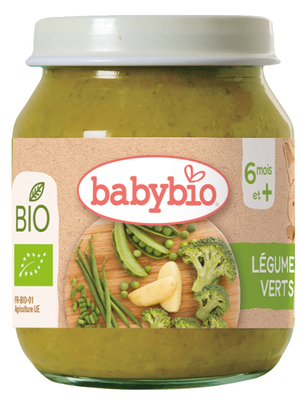 Petit Pot Légumes Verts Bio (Dès 4 mois) | Babybio