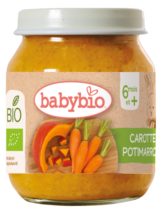 Petit Pot Purée Carotte Potimarron Bio (Dès 4 mois) | Babybio