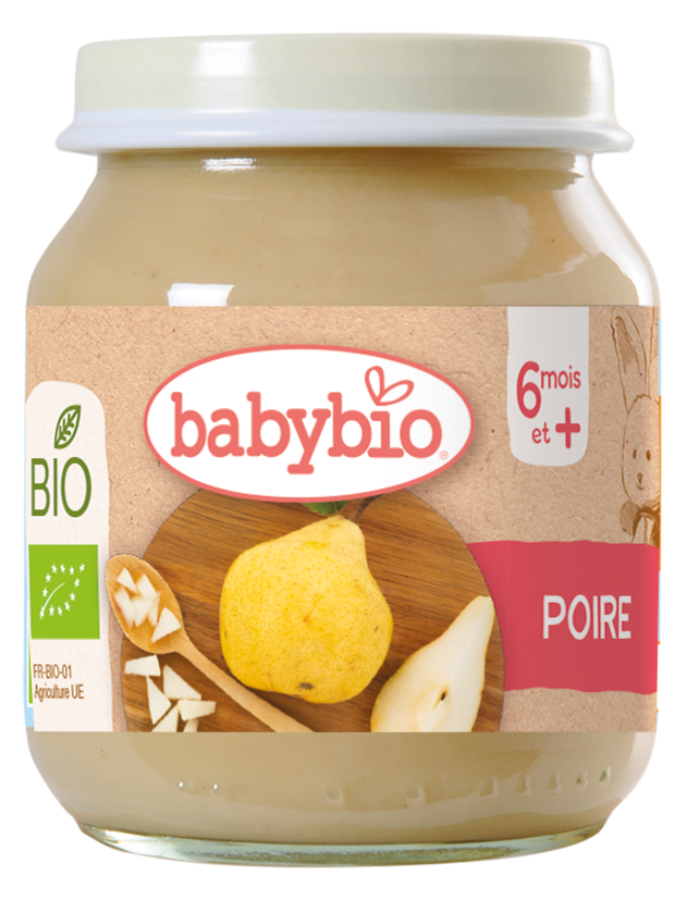 Petit Pot Fruit Poire Bio (Dès 4 mois) | Babybio