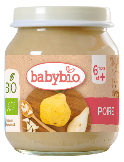 Petit Pot Fruit Poire Bio (Dès 4 mois) | Babybio