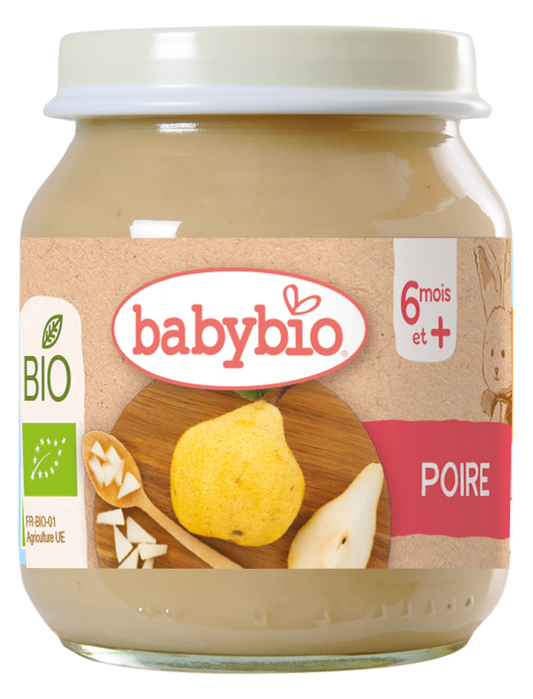 Petit Pot Fruit Poire Bio (Dès 4 mois) | Babybio