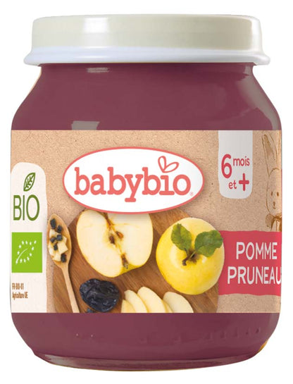 Petit Pot Fruit Pomme Pruneau Bio (Dès 4 mois) | Babybio