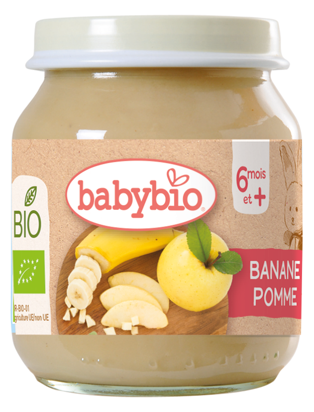 Petit Pot Fruit Banane Pomme Bio (Dès 4 mois) | Babybio