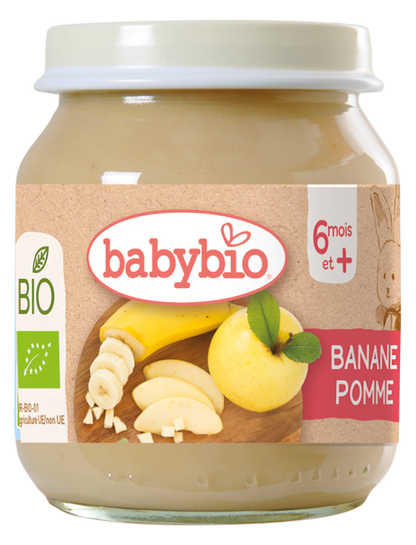 Petit Pot Fruit Banane Pomme Bio (Dès 4 mois) | Babybio