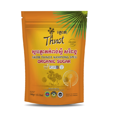Sucre de Palmier Biologique de Kampong Speu (Sachet Orange)