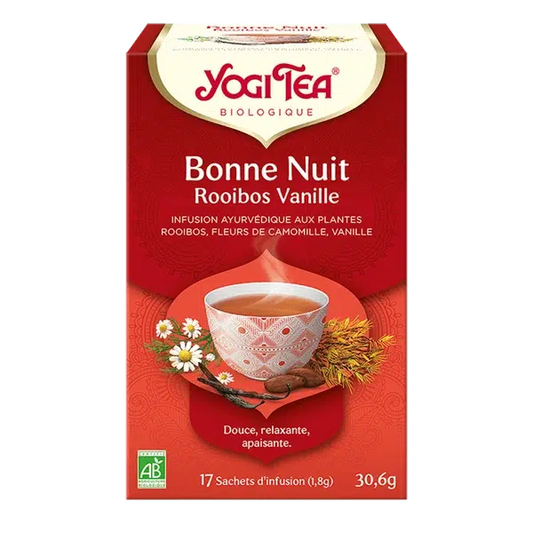 Yogi Tea Bonne Nuit Rooibos Vanille | Sommeil Gourmand