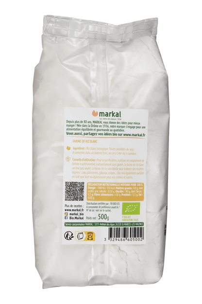 Farine de Riz Bio 500g | Markal