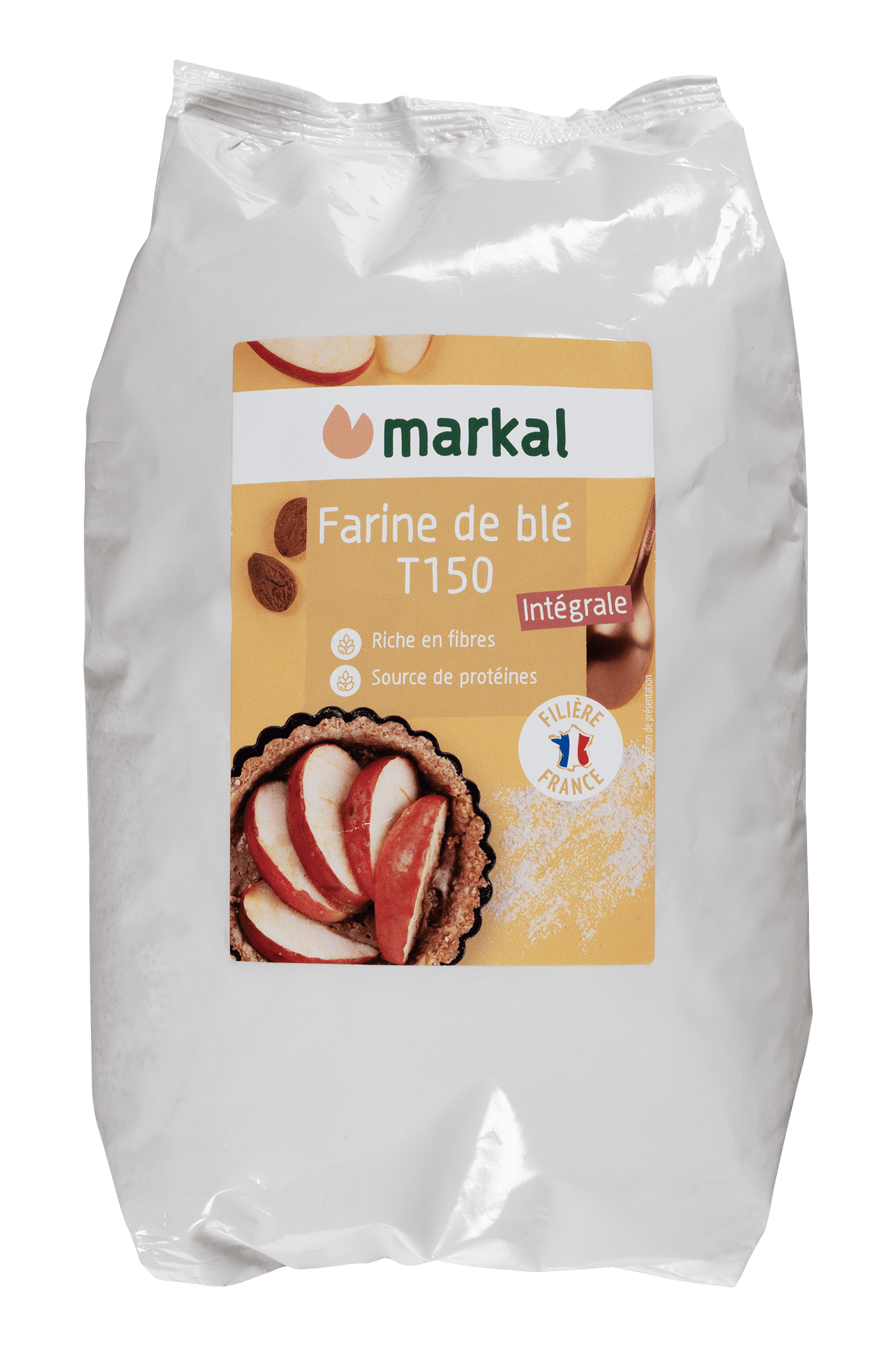 Farine de Blé Intégrale T150 Bio 1kg | Markal