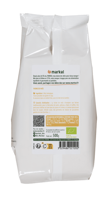 Farine de Maïs Bio 500g | Markal