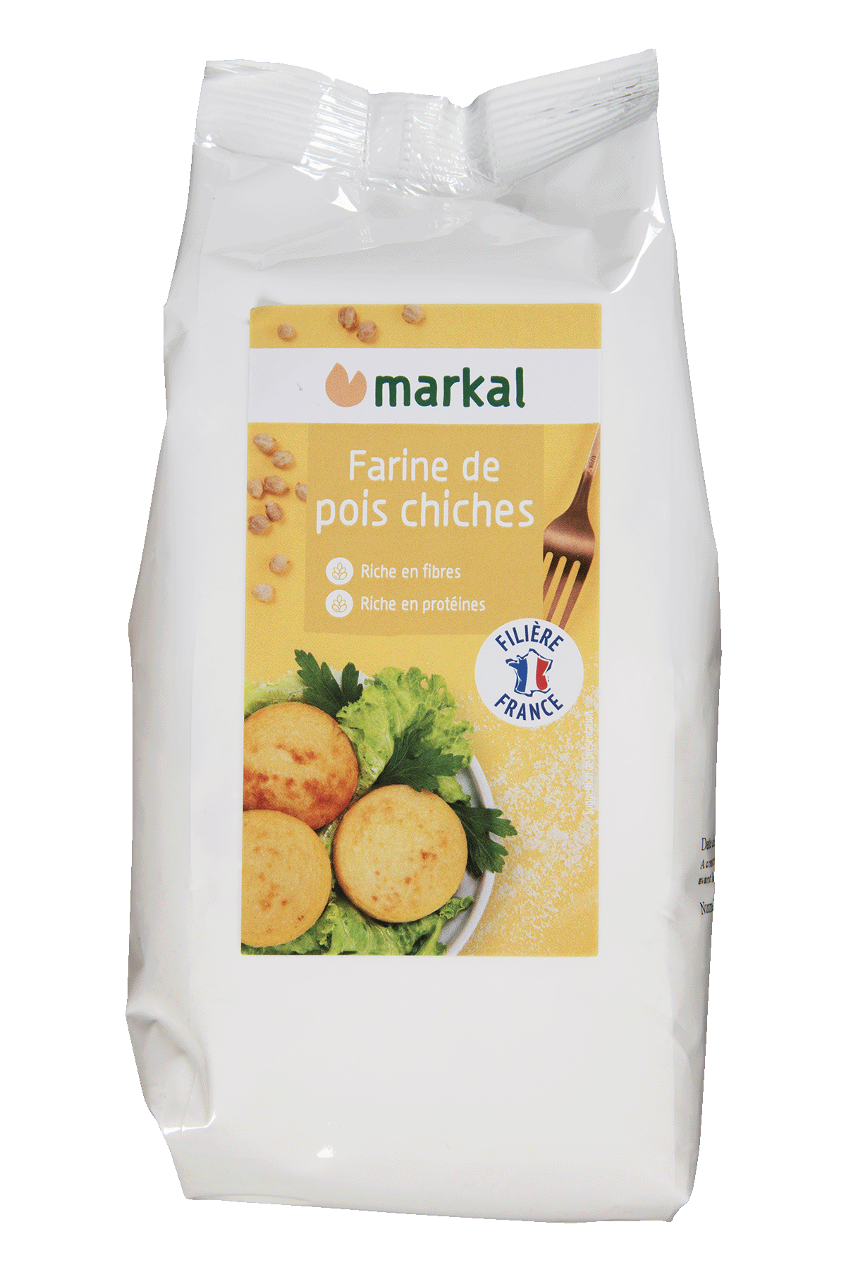 Farine de Pois Chiches Bio 500g | Markal