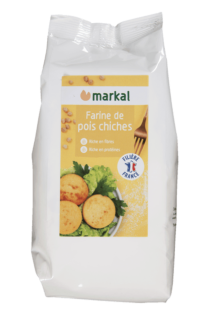 Farine de Pois Chiches Bio 500g | Markal