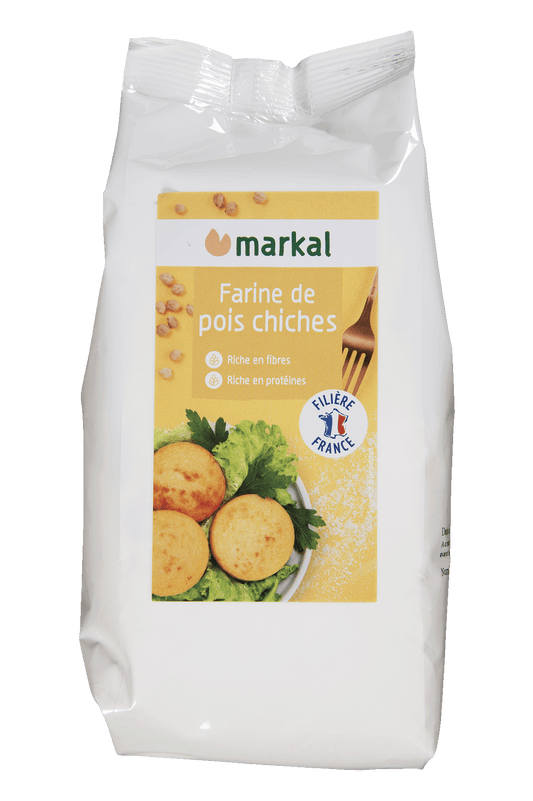 Farine de Pois Chiches Bio 500g | Markal