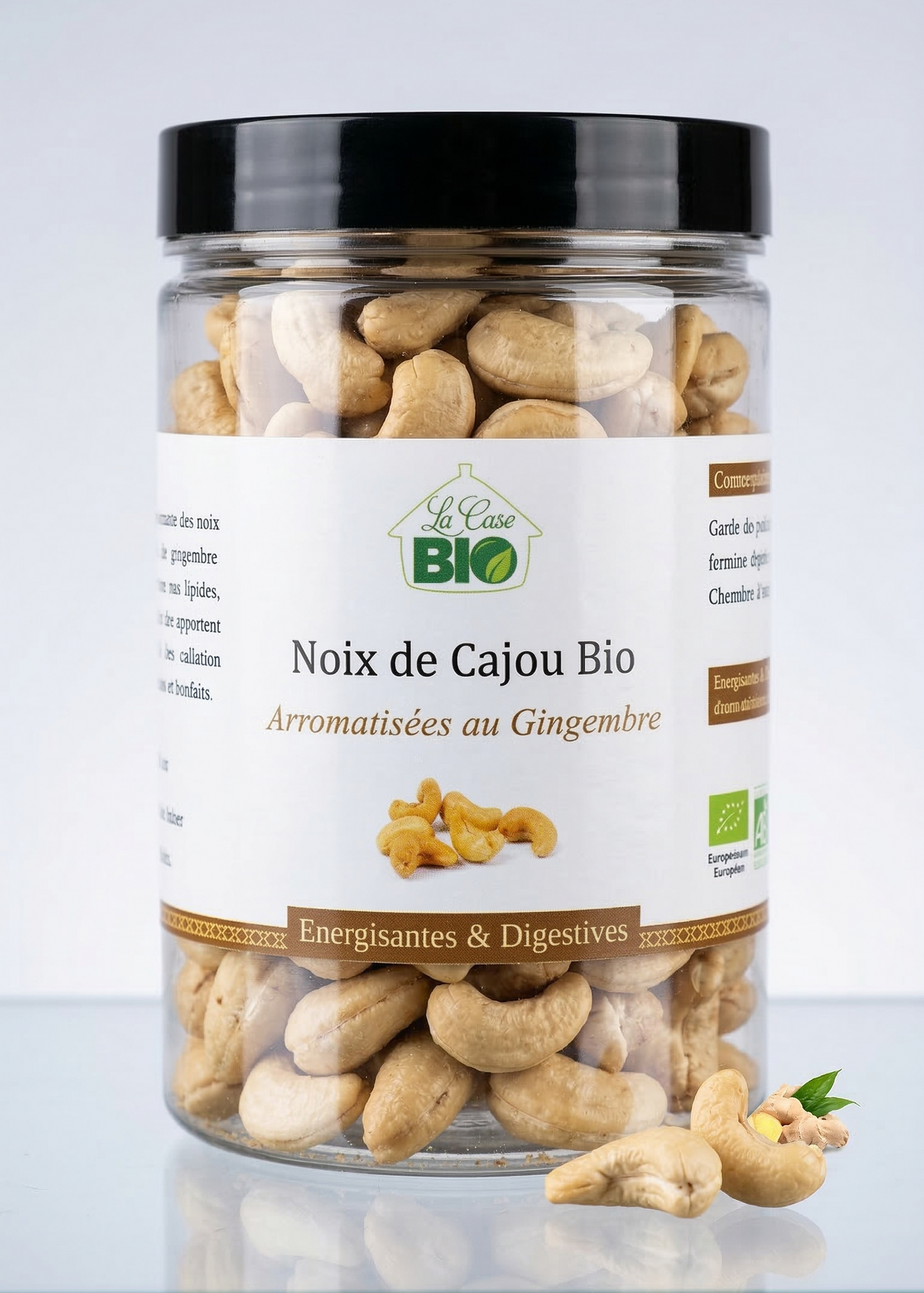 Noix de Cajou au Gingembre (Praliné) Bio | La Case Bio