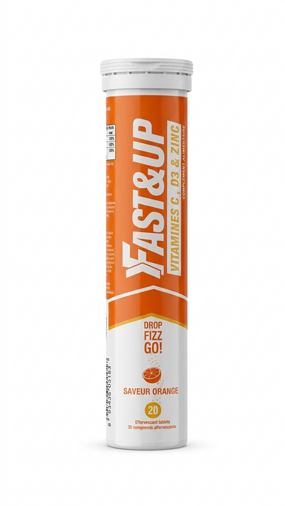 Fast & Up Charge | Immunité Totale Vitamine C + D3 + Zinc
