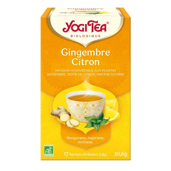 Yogi Tea Gingembre Citron | Digestion & Immunité