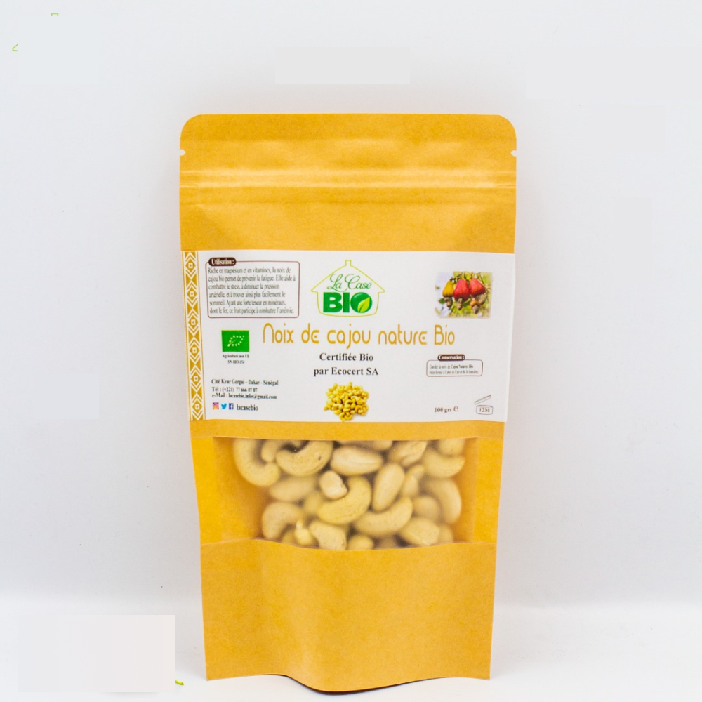 Noix de Cajou Grillées Nature Bio | La Case Bio