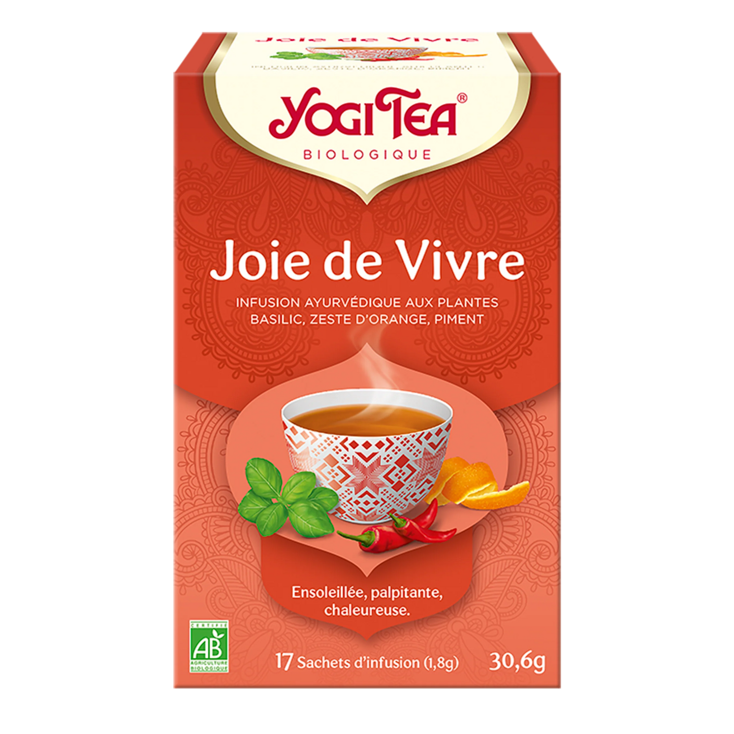 Yogi Tea Joie de Vivre | Basilic & bonne humeur
