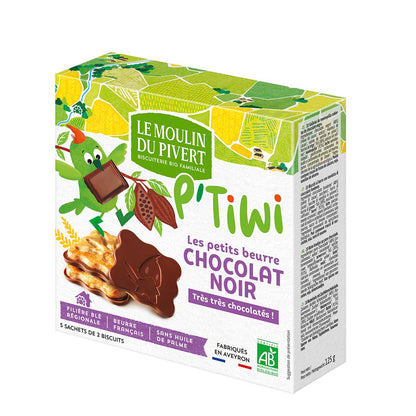 P'tiwi Chocolat Noir | Le Sablé Fourré des Écoliers