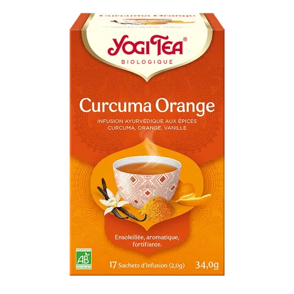 Yogi Tea Curcuma Orange | Le Rayon de Soleil Doré