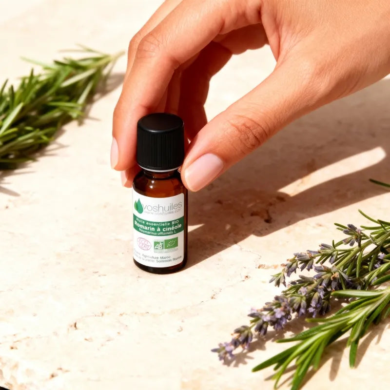 Huile Essentielle Romarin à Cinéole | Respiratoire & Focus