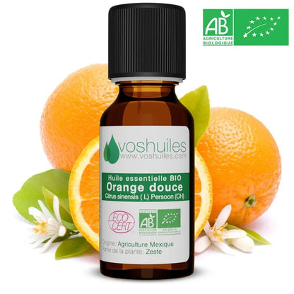 Huile essentielle orange douce