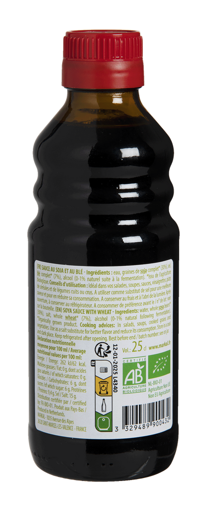 Sauce Soja Shoyu Bio (Soja et Blé) 25cl | Luce