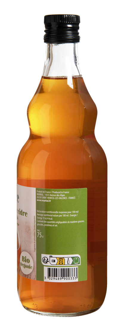 Vinaigre de Cidre Bio 5% d'Acidité 75cl | Luce