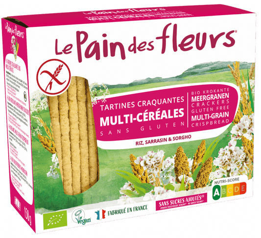 Tartines Craquantes Multicéréales | L'Équilibre Riz-Sarrasin-Millet