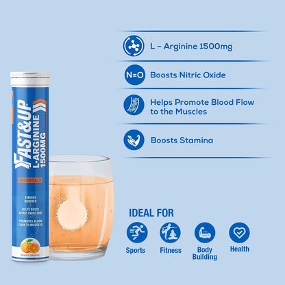 Fast & Up L-Arginine 1500mg | Boost Explosif & Endurance