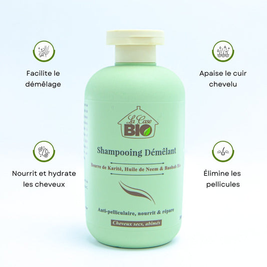 Shampoing Démêlant Hydratant | La Case Bio