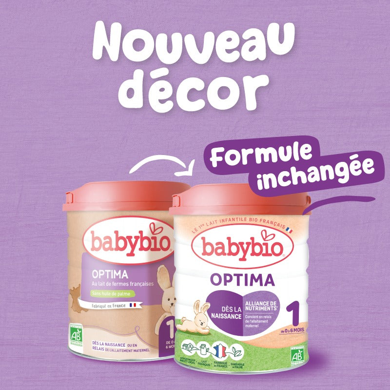 Lait Infantile Optima 1 Bio (0-6 mois) | Babybio