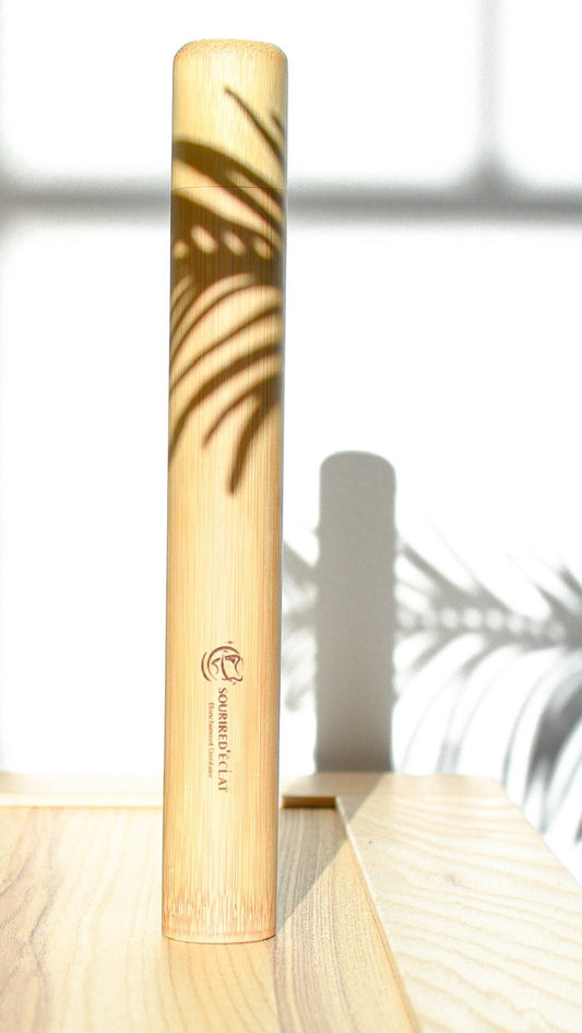 Étui de Voyage en Bambou | Sourire d'Éclat