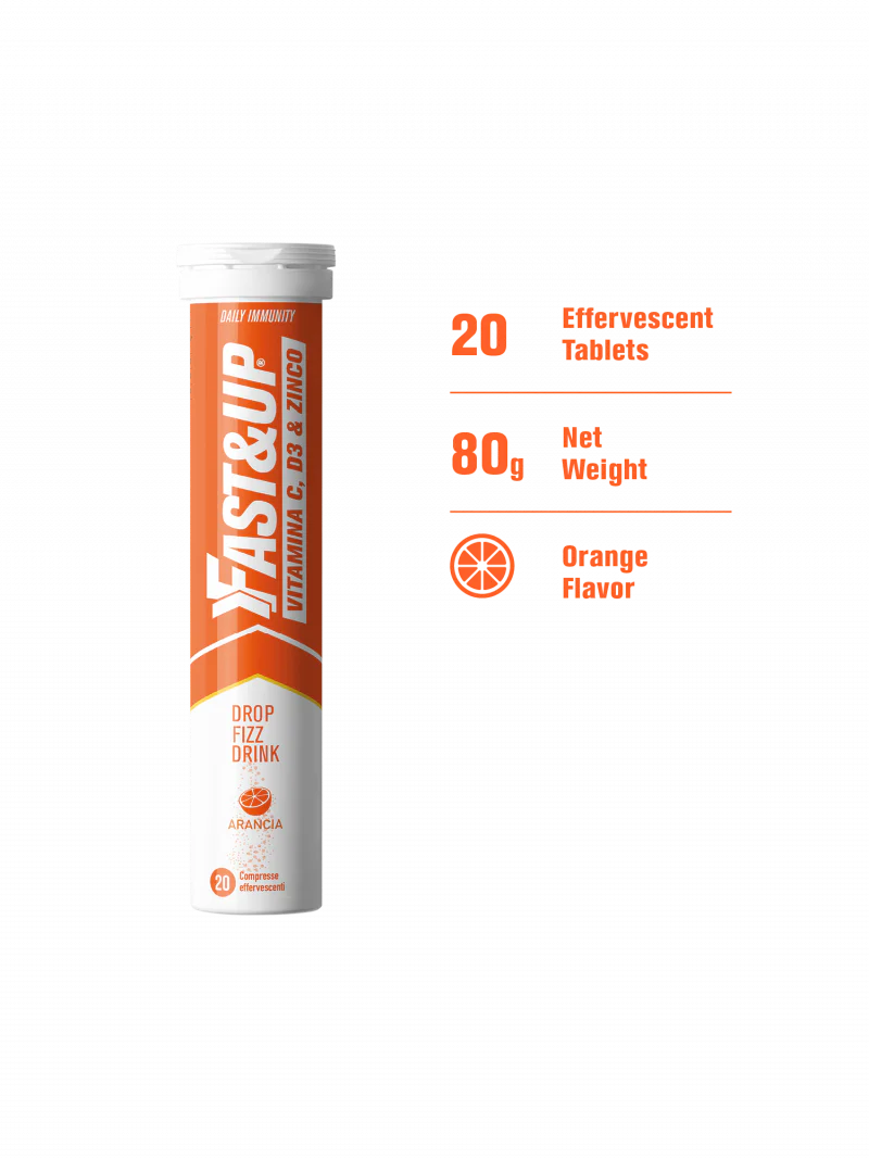 Fast & Up Charge | Immunité Totale Vitamine C + D3 + Zinc