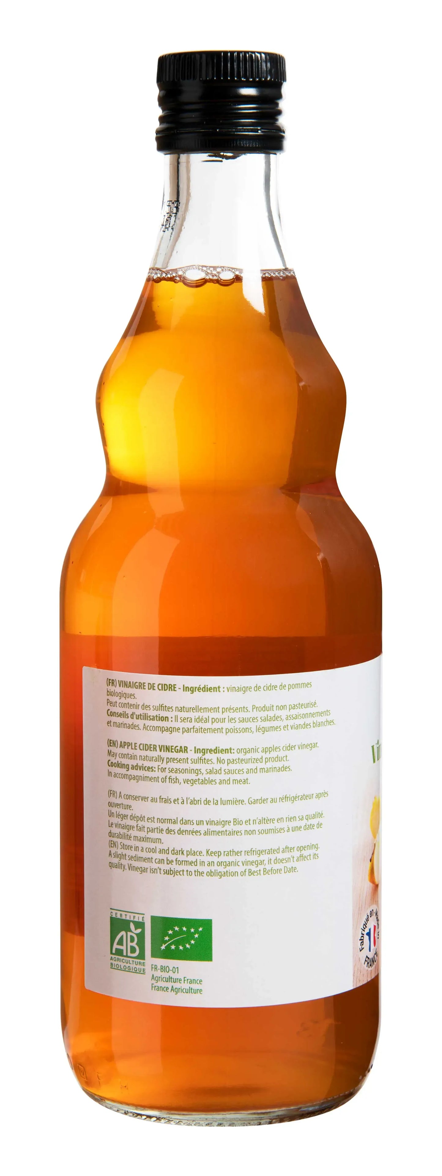 Vinaigre de Cidre Bio 5% d'Acidité 75cl | Luce