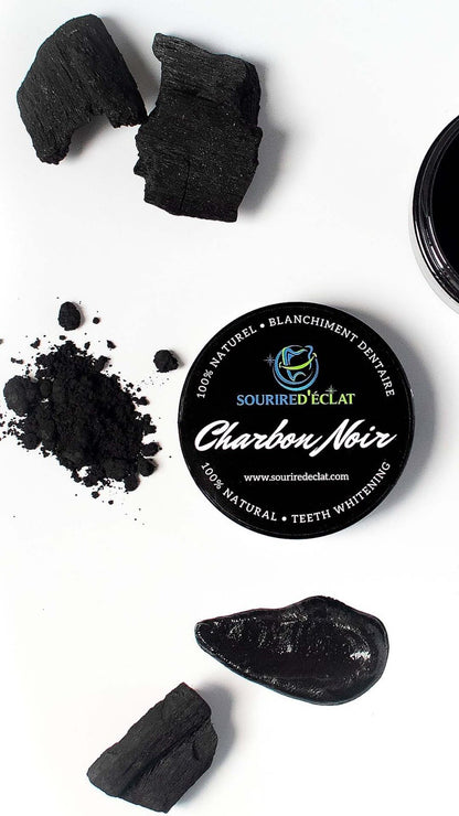Poudre de Charbon Actif Blanchissante (Grand Modèle) | Sourire d'Éclat