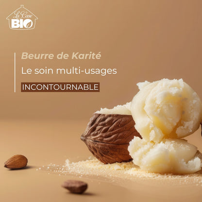 Beurre de Karité Brut Non Raffiné Bio | La Case Bio