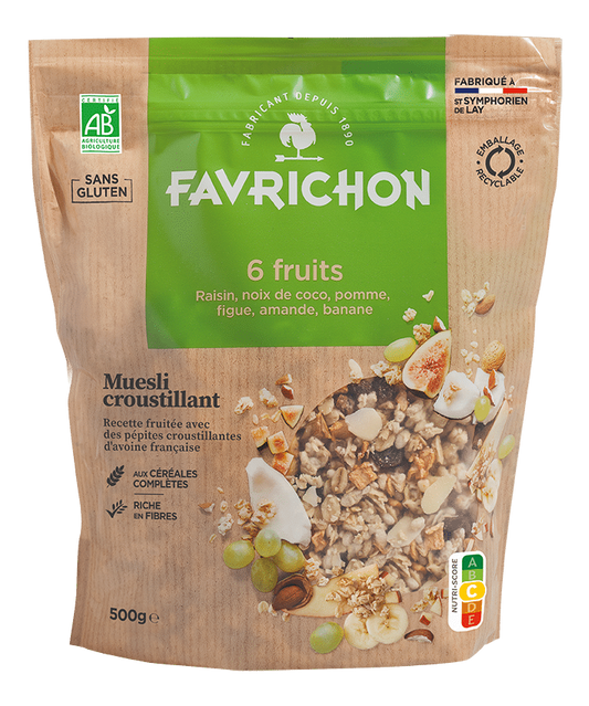 Muesli Croustillant Bio | 6 Fruits & Vitalité