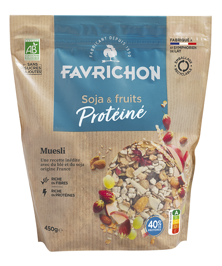 Muesli Croustillant Protéiné Bio | Soja & Fruits
