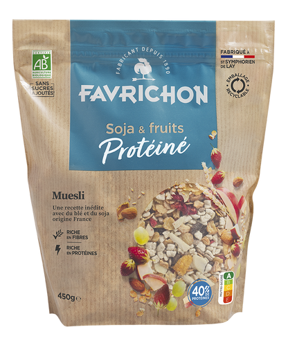 Muesli Croustillant Protéiné Bio | Soja & Fruits