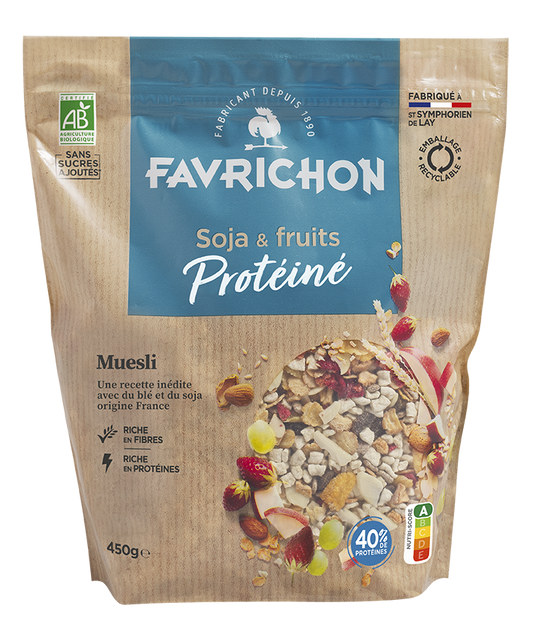 Muesli Croustillant Protéiné Bio | Soja & Fruits