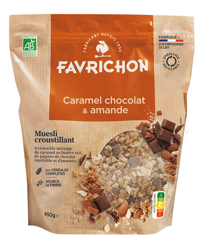Muesli Croustillant Bio | Caramel au Beurre Salé & Chocolat