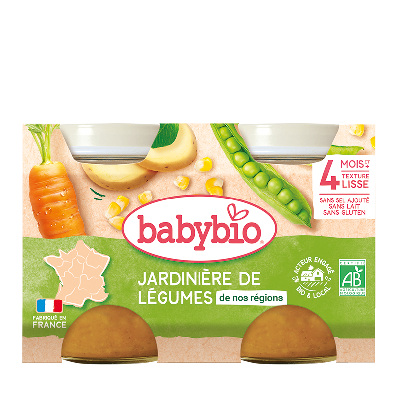 Petit Pot Jardinière de Nos Légumes Bio (Dès 4 mois) | Babybio