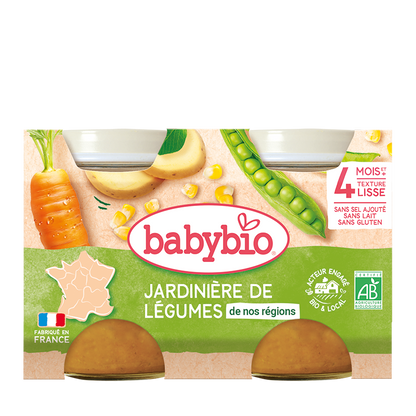 Petit Pot Jardinière de Nos Légumes Bio (Dès 4 mois) | Babybio
